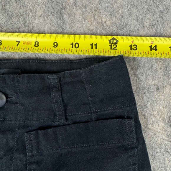 Maeve The Colette Pants Size 25 Black Cropped Linen Blend Wide Leg Cropped - Picture 4 of 11